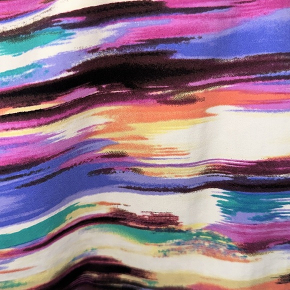 Used Assets by Sara Blakely Spanx Multicolor Tankini Swim Top Women Size Medium - Picture 4 of 4